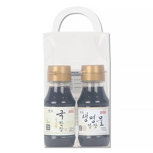 신앙촌 양조 생명물 간장 + 깔끔한 국간장, 1세트