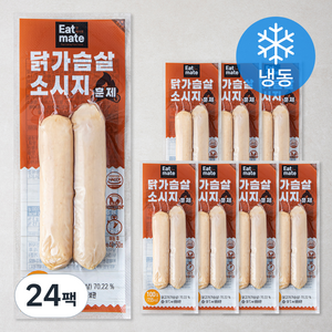 잇메이트 닭가슴살 소시지 훈제 (냉동), 100g, 24팩