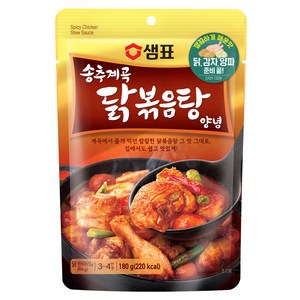 샘표 송추계곡 닭볶음탕 양념, 180g, 1개