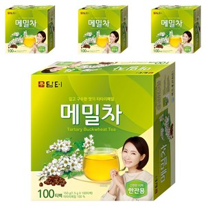 담터 메밀차100T/차/티백, 1.5g, 100개입, 4개