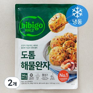 비비고 도톰 해물완자 (냉동), 340g, 2개