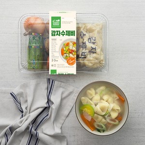 프레시밀 감자수제비 재료 밀키트 2~3인분, 800g, 1팩