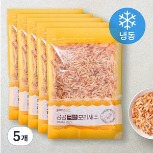 곰곰 국산 보리새우, 100g, 5개