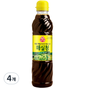 오뚜기 매실청, 660g, 4개