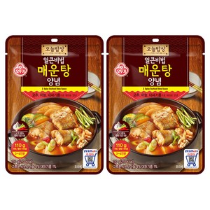 오늘밥상 얼큰비법 매운탕 양념 소스, 110g, 2개