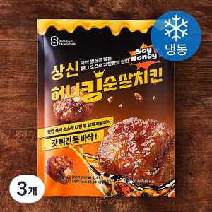 상신 허니킹 순살치킨 (냉동), 350g, 3개