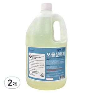 허브크린 오물분해제, 4L, 2개