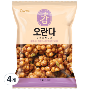 청우식품 오란다, 115g, 4개