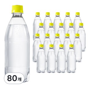 탐사 아쿠아 스파클링 레몬, 80개, 500ml