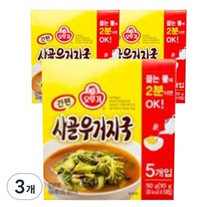 오뚜기 간편 사골 우거지국, 50g, 3개