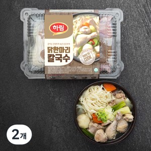 하림 닭한마리 칼국수 밀키트, 600g, 2개