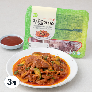 다향오리 오리로스 구이용(고추장소스) (냉장), 500g, 3개