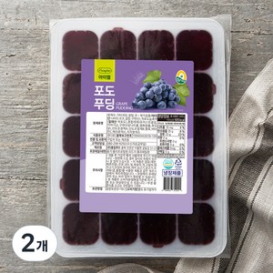 풍요한아침 아이젤 포도푸딩 20개입, 1kg, 2개