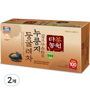 다농원 누룽지 둥굴레차, 1.5g, 100개입, 2개