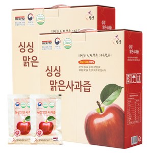 싱싱 맑은 사과즙 50p, 5L, 2박스