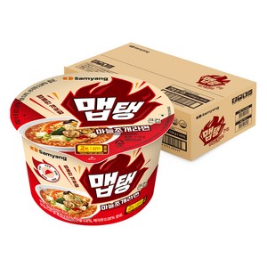 맵탱 큰컵 마늘조개라면 110g, 16개