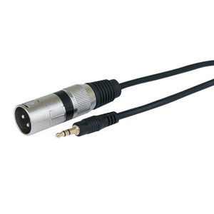 해밀 XLR 캐논 PC 3.5 고급형 마이크 케이블 캐논 수 & 3.5st 수 3m, 07번, 혼합색상