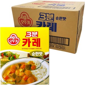 3분 카레 순한맛, 200g, 24개