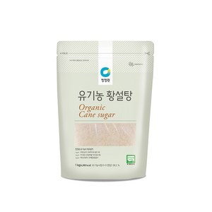 청정원 유기농 황설탕, 1kg, 3개