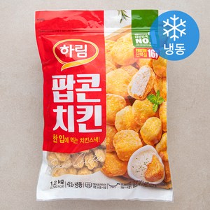 하림 팝콘치킨 (냉동), 1.2kg, 1개