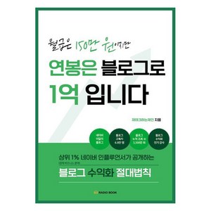 [라디오북]월급은 150만 원이지만 연봉은 블로그로 1억입니다, 라디오북, 재태크하는제인