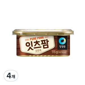 대상 청정원 잇츠팜, 115g, 4개