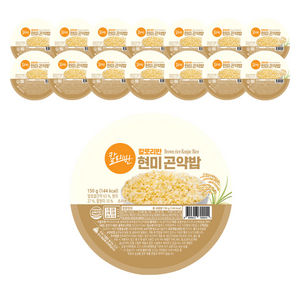 칼로리반 현미곤약밥, 150g, 15개