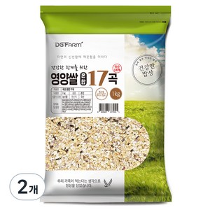 국산 혼합 17곡, 1kg, 2개