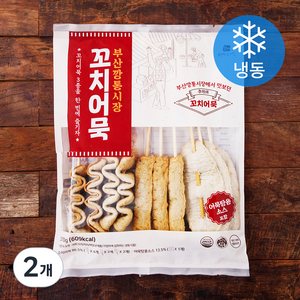 영자어묵 부산 깡통시장 꼬치어묵 (냉동), 370g, 2개