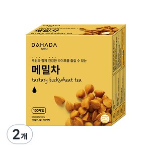 다하다 메밀차, 1.5g, 100개입, 2개