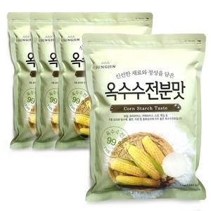 성진 옥수수 전분맛, 1kg, 4개