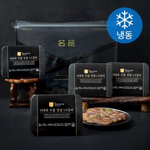 대복 두툼 LA 양념갈비 선물세트 (냉동), 500g, 4개