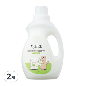 마이비 순한 유아유연제 1500ml, 1.5L, 2개