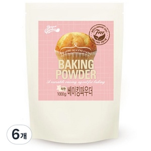 브레드가든 무알루미늄 착한 베이킹 파우더, 6개, 1kg