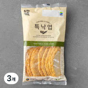 삼진어묵 특낙엽어묵, 280g, 3개