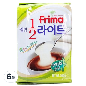 동서 프리마 웰빙 1/2 라이트, 1개입, 6개, 500g