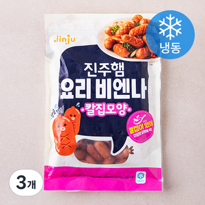 진주햄 요리 비엔나 칼집모양 (냉동), 700g, 3개