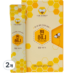 찐허니 사양벌꿀스틱, 100g, 2개