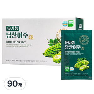 지비엠에스 국내산 유기농 당찬 여주즙, 60ml, 90개