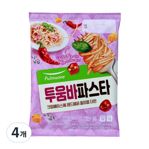 풀무원 투움바 파스타, 150g, 4개