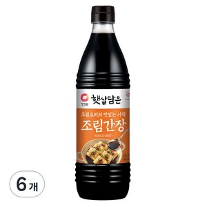 햇살담은 조림간장, 840ml, 6개