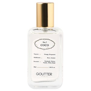 GOUTTER No 7 코코 퍼퓸, 30ml, 1개