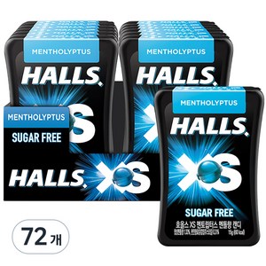 호올스 XS 멘토립터스 멘톨향 캔디, 15g, 72개