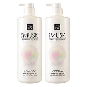 미쟝센 펄 샤이닝 리페어 퍼퓸샴푸 화이트머스크향, 1000ml, 2개