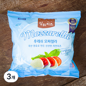 상하치즈 후레쉬 모짜렐라, 125g, 3개