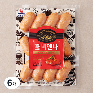 사조 칼집그릴비엔나, 280g, 6개