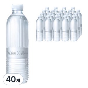 오리온제주용암수 닥터유 무라벨, 530ml, 40개