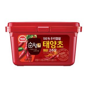 해표 순창궁 태양초 매운 고추장, 1kg, 1개