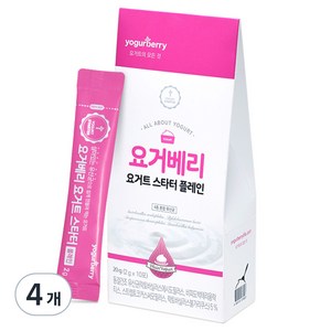 요거베리 요거트 스타터 플레인 요거트 파우더, 2g, 10개입, 4개