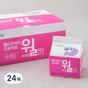 한국야쿠르트 윌 저지방 에코, 180ml, 24개